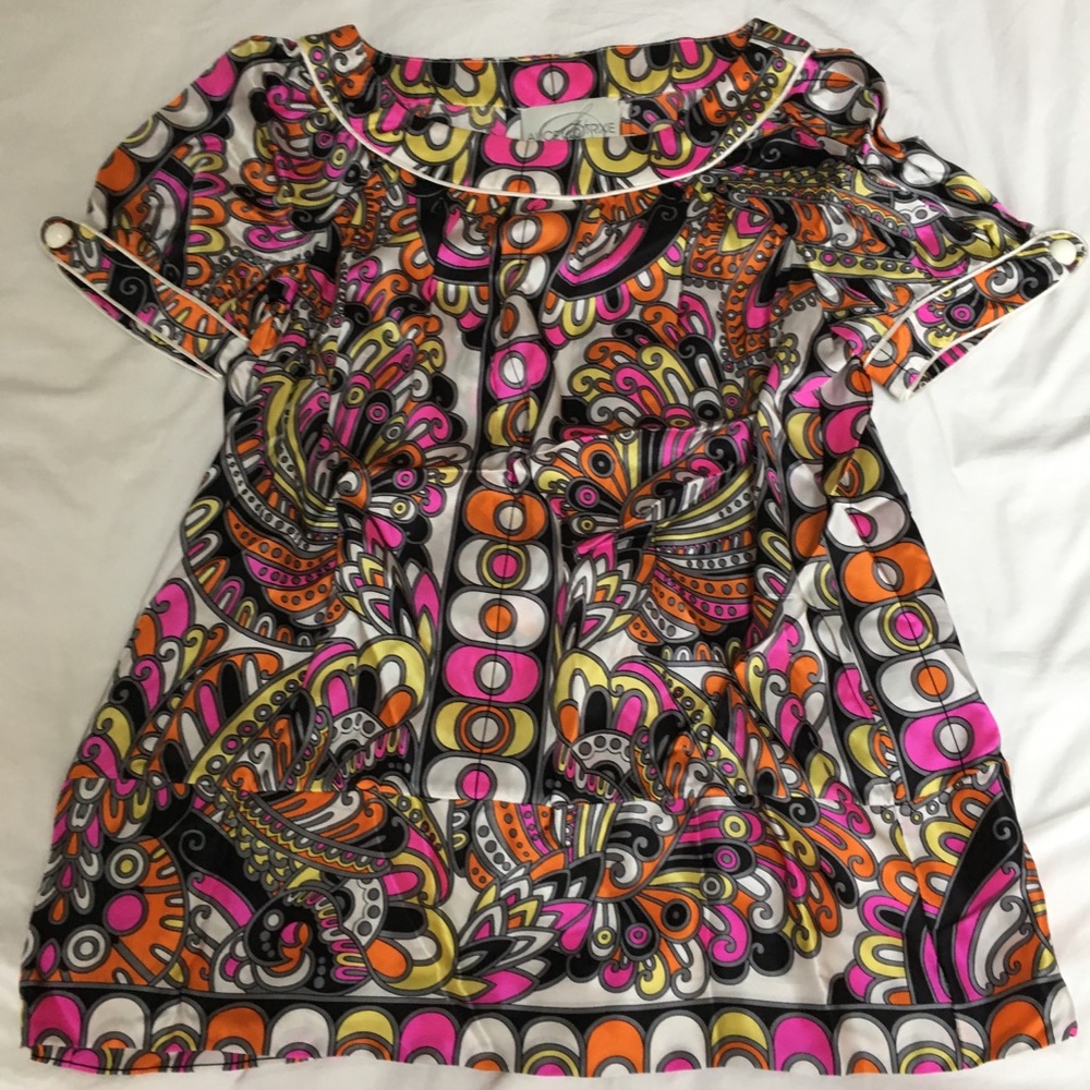 Alice & Trixie Silk SS Top